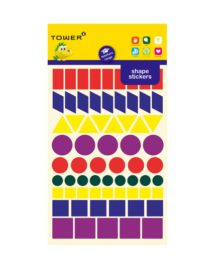 Stickers - Shapes - 132's Edunation South Africa Teacher Tools