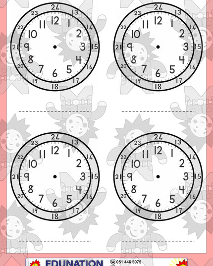 Write in time 4's - Single Sided - Edunation South Africa