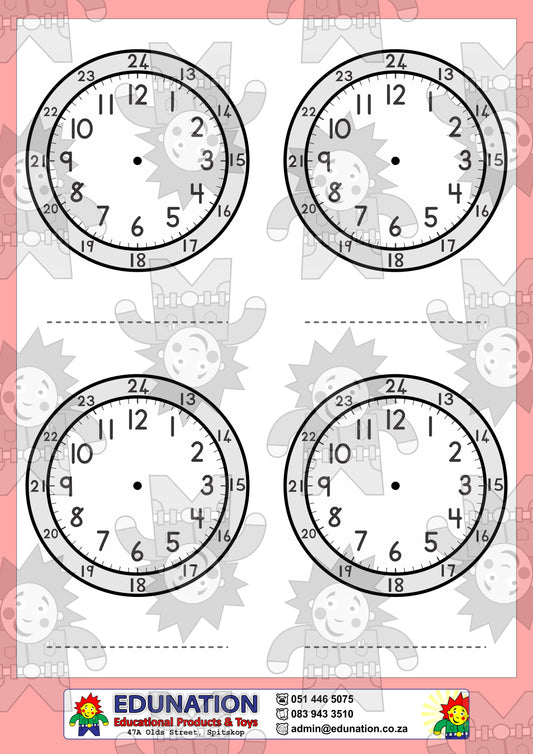 Write in time 4's - Single Sided - Edunation South Africa