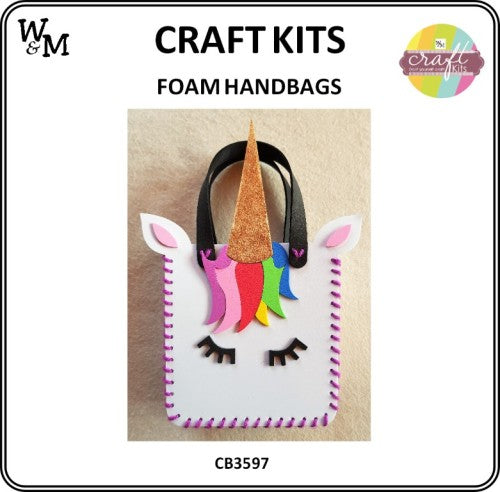 Craft Kit Foam Handbag Unicorn