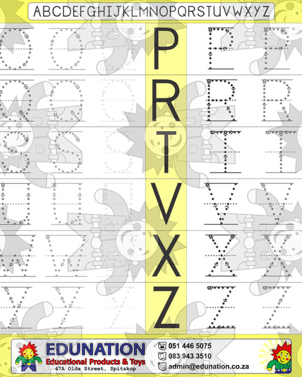 A-Z writing - Double Sided - Edunation South Africa