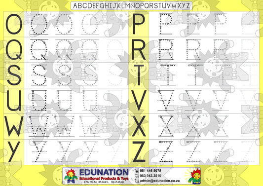 A-Z writing - Double Sided - Edunation South Africa
