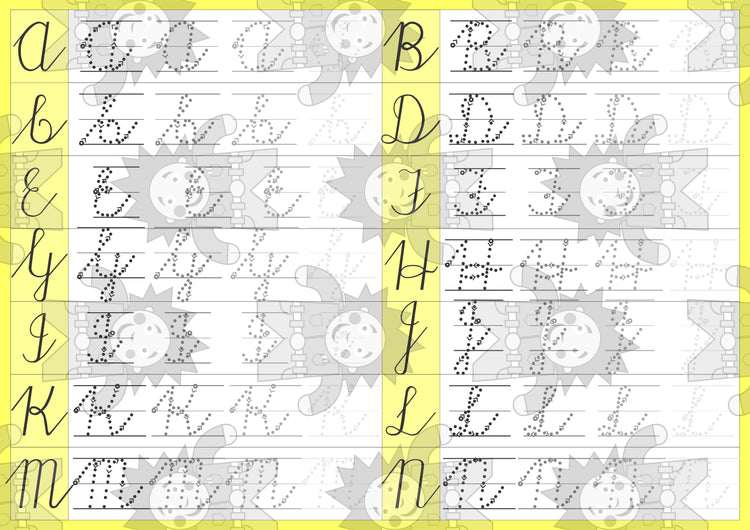 Cursive A-Z Writing - Double Sided – Edunation