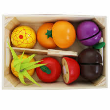 Kitchen - Wooden Fruit and Veg Cutting Assorted - Edunation South Africa